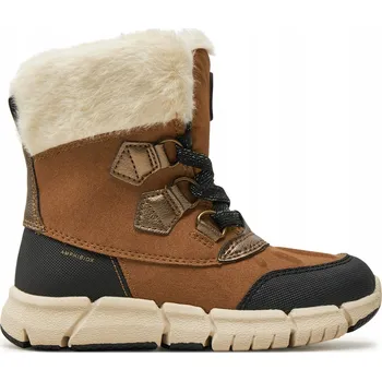 Dětská móda Geox Sněhule Dívčí J Flexyper Girl B Ab J46APA 0AU50 C6175 M hnědá