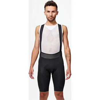 Cyklistické kalhoty VAN RYSEL Pánské kraťasy na silniční cyklistku Racer 3 M ČERNÁ
