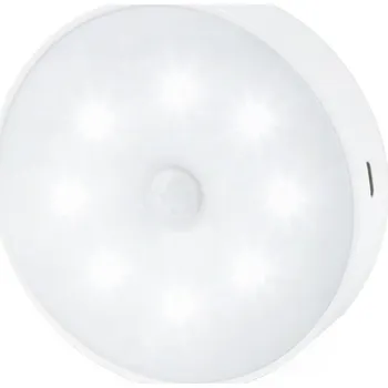 Lampička Interlook NL-05 | Inteligentní noční lampa se soumrakovým a pohybovým senzorem Bílý