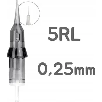 Tetování CARTRIDGE 5RL 0,25MM PERMANENTNÍ MAKEUP N19