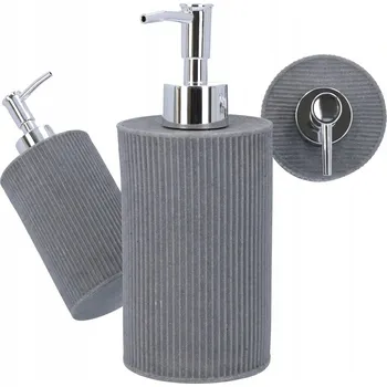 Ruční dávkovač mýdla stojící Cadro 350 ml šedý