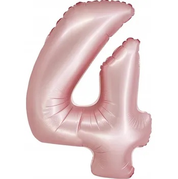 Balónek Růžový balónek s číslice 1 ks