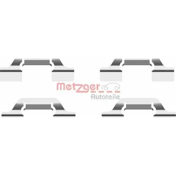 Brzdový komplet METZGER Sada příslušenství, obložení kotoučové brzdy 1091685