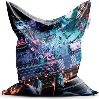 Sedací pytel Sablio Sedací vak Classic Pohled z výšky - 150x100 cm