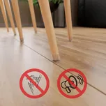 Walteco 148275 Krytka s filcem O 20 - 22 mm, transparentní, 4 ks