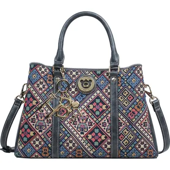 Kabelka Henney Bear Dámská kabelka Vintage Check H-1232