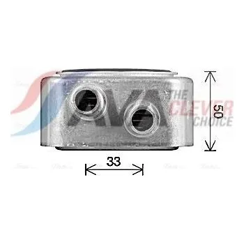 Chladič motoru Olejový chladič, motorový olej AVA RT3678