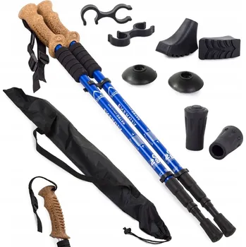 Trekingová hůl Hole Verk Group 64-135 cm modré