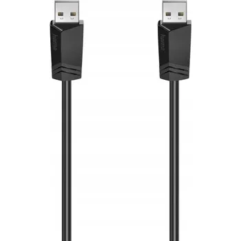 Datový kabel USB kabel A - USB A Hama 00200601, 1,5 m, černý