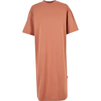 Dámské šaty Ladies Organic Long Oversized Tee Dress - terracotta XL
