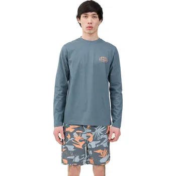 Pánské triko s dlouhým rukávem 4F-LONGSLEEVE-4FWSS24TLONM246-22S-ANTHRACITE Šedá M