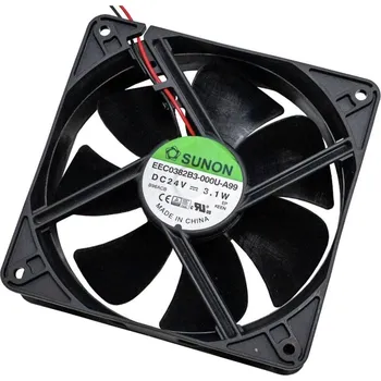 Počítačové chlazení Sunon DC axiální ventilátor 120×120×38 mm, 24 V DC, 37 dB EEC0382B3-000U-A99