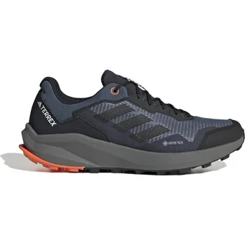 Dámská běžecká obuv Pánská běžecká trailová obuv ADIDAS-Terrex Trailrider GTX wonder steel/core black/impact orange Šedá 43 1/3