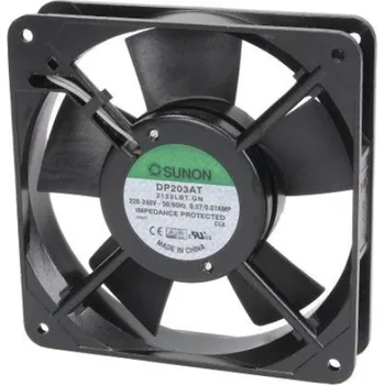 Průmyslový ventilátor Sunon AC axiální ventilátor 120×120×25 mm, 230 V AC, 37 dB DP203AT2122LBT.GN