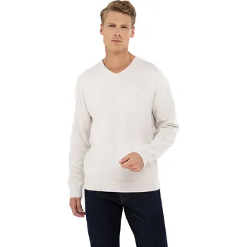 Pánský svetr Pánský svetr VOLCANO-S-STIG-101M-CREAM MEL Béžová XL