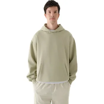 Pánská mikina Pánská mikina s kapucí 4F-SWEATSHIRT-WAW24TSWSM1311-44S-OLIVE Zelená XXL