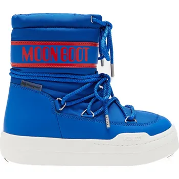 Dětská móda Juniorské vysoké zimní boty MOON BOOT-MB JR PARK BOOT-F002 ELECTRIC BLUE Žlutá 30