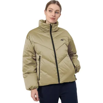 Dívčí bunda Dámská bunda 4F-WOMENS JACKET KUDP019-44S-OLIVE Zelená XL