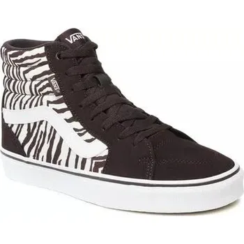 Dámská obuv Dámská rekreační obuv VANS-WM Filmore HI Satin Tiger brown/white Hnědá 42