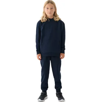 Dámské legíny Chlapecké tepláky 4F JUNIOR-TROUSERS-JWMM00TTROM0811-31S-NAVY Modrá 158
