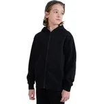 Chlapecká zateplená mikina se zipem 4F JUNIOR-SWEATSHIRT M1859-4FJWMM00TSWSM1859-20S-DEEP BLACK Černá 134