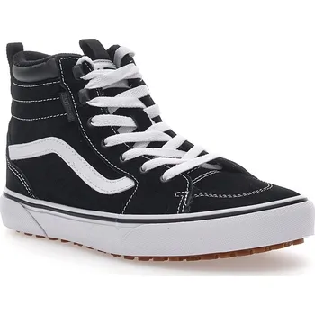 Dámské holínky Juniorské kotníkové zimní boty VANS-YT Filmore HI VansGuard (Suede) black/white Černá 39