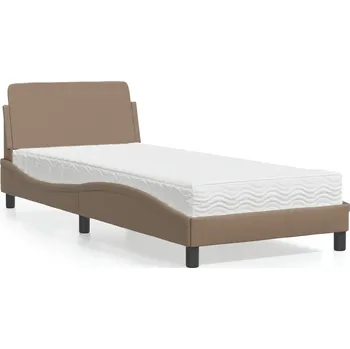 Postel zahrada-XL Postel s matrací Dover cappuccino 90 x 200 cm umělá kůže 3208341