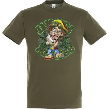 Pánská móda panske-levne-bavlnene-tricko-digi-potisk-XXXXXX Barva: Khaki, velikost: XL