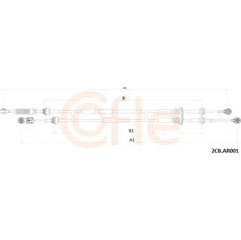 Tazne lanko, rucni prevodovka COFLE 2CB.AR001