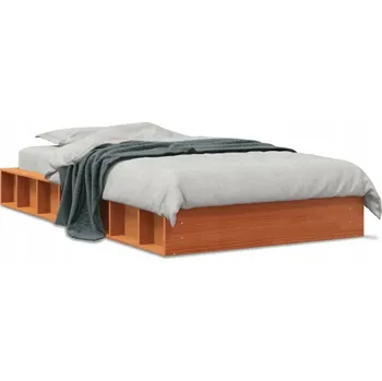 Postel Jednolůžková dřevěná postel VidaXL 75x190 cm borovice