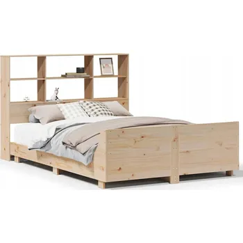 Postel VidaXL Rám postele bez matrace, 150x200 cm, masivní borovicové dřevo