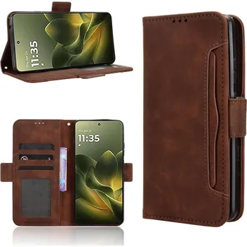 Příslušenství pro tablet VSECHNONAMOBIL 129793 Peněženkový obal s přihrádkou pro Motorola Edge 70 hnědý