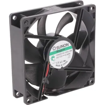 Počítačové chlazení Sunon DC axiální ventilátor 92×92×25 mm, 12 V DC, 17.7 dB HA92251V4-1000U-A99