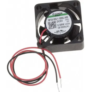 Průmyslový ventilátor Sunon DC axiální ventilátor 25×25×10 mm, 5 V DC, 23 dB MF25100V1-1000U-A99