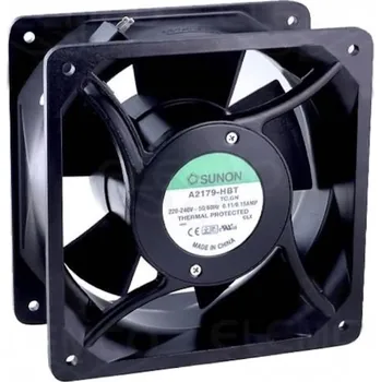 Průmyslový ventilátor Sunon AC axiální ventilátor 176×176×89 mm, 230 V AC A2179HBT.TC.GN