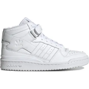 Pánská tenisová obuv Dámská vycházková obuv ADIDAS ORIGINALS-Forum Mid cloud white/cloud white/cloud white Bílá 38 2/3
