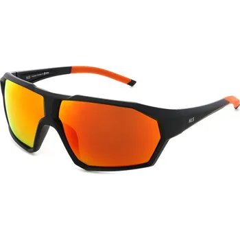Polarizační sluneční brýle H.I.S. POLARIZED-HPS37106-1, black, brown with orange mirror POL, 69-08-138 Černá 69-08-138