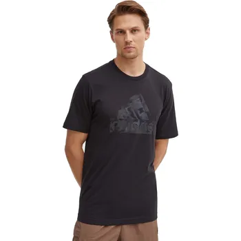 Pánské tričko Pánské triko s krátkým rukávem ADIDAS-M FI LOGO T-IW2652-Black Černá XXL