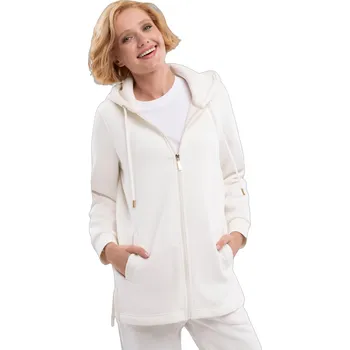 Dámská mikina Dámská zateplená mikina se zipem VOLCANO-B-FLOFI-101-CREAM Béžová XS