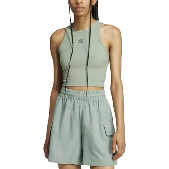 Dámské tričko Dámské tílko ADIDAS ORIGINALS-ESS RIB Zelená XS