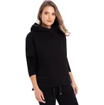 Dámská zateplená mikina s kapucí VOLCANO-B-VENA-700-BLACK Černá S