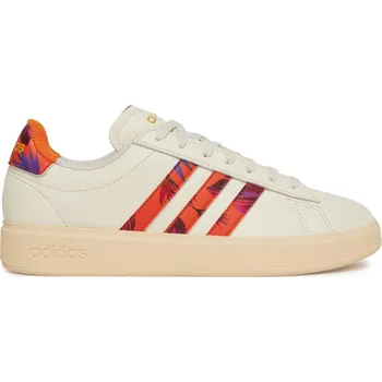 Dámská obuv Dámská rekreační obuv ADIDAS-Grand Court 2.0 W cream white/warm vanilla/gold metallic Béžová 41 1/3
