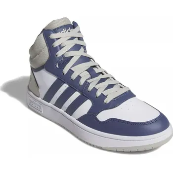 Dámská tenisová obuv Pánská rekreační obuv ADIDAS-Hoops 3.0 Mid cloud white/preloved blue/putty grey Mix 42