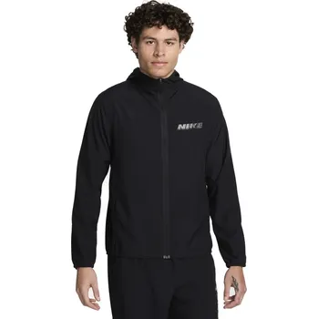 pracovní mikina Pánská tréninková mikina se zipem NIKE-DF FORM GFX JKT HD Černá L