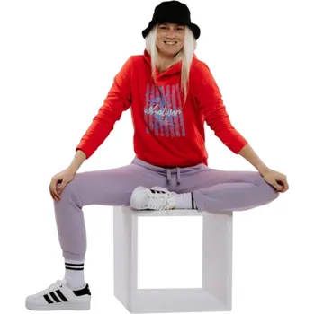 Dámská mikina Dámská mikina s kapucí AUTHORITY-H-YUCA W pink Růžová XL