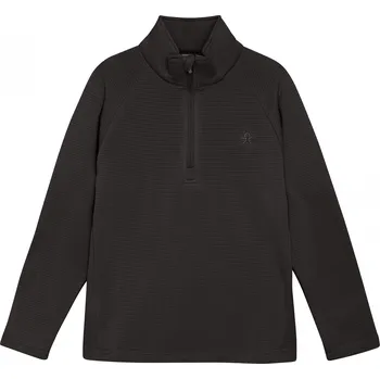 Chlapecká mikina Dětská lyžařská flísová mikina COLOR KIDS-Fleece Pulli - Stretch-1919-Phantom Černá 128