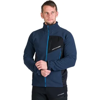 Pánská mikina Pánská turistická flísová mikina se zipem NORTHFINDER-FULVIO-612navyblack Modrá S