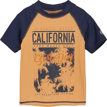 Chlapecké tričko Chlapecké tričko na koupání COLOR KIDS-T-shirt W. Print, tangerine Oranžová 116