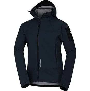 Pánská turistická softshellová bunda NORTHFINDER-FABIO-269black Černá S