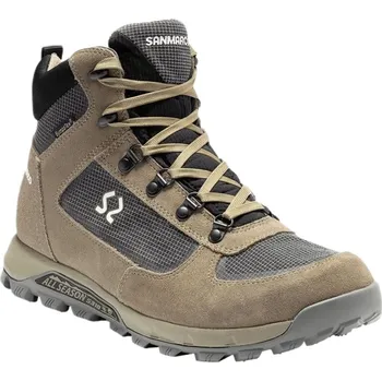 Dětská fitness obuv Pánská kotníková turistická obuv SAN MARCO-Vintage Sympatex M salvia/grey Hnědá 41